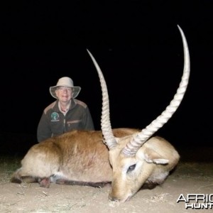 Red Lechwe hunted with Hartzview Hunting Safaris