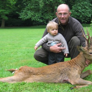 Big roe deer on my first father's day