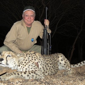 Hunting Cheetah in Namibia with Ozondjahe Hunting Safaris