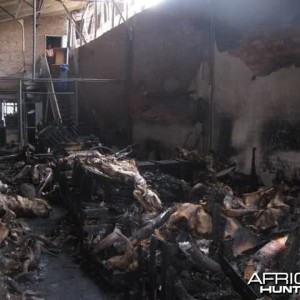 Fire at Trophy Warehouse in Zimbabwe Bulawayo