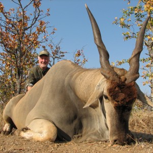 South Africa Livingstone Eland, bow kill