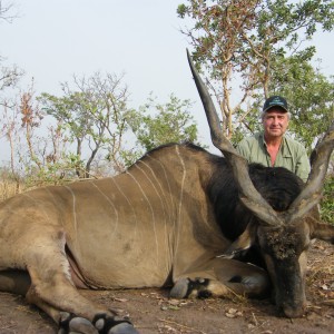 Lord Derby Eland hunted in Cameroon with Club Faune