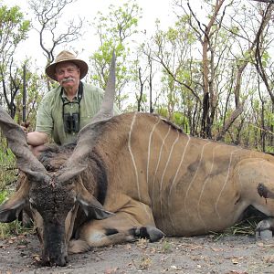 Lord Derby Eland hunted in Central Africa with Club Faune