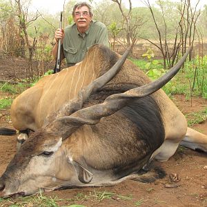 Lord Derby Eland hunted in Central Africa with Club Faune