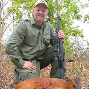 Red-Flanked Duiker hunted in Central Africa with Club Faune