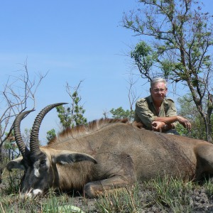 Roan Antelope hunted in Central Africa with Club Faune