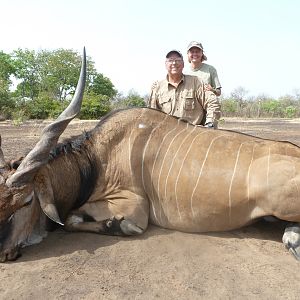 Lord Derby Eland hunted in Central Africa with Club Faune