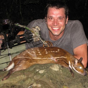 Water Chevrotain taken with a bow