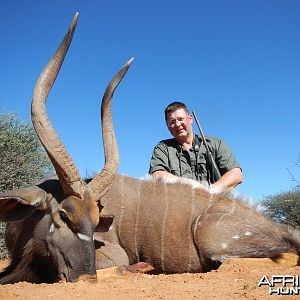 Nyala hunted with Wintershoek Johnny Vivier Safaris