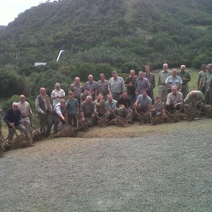 Driven hunt in Mauritius