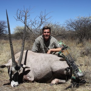 Bowhunting Gemsbok in Namibia