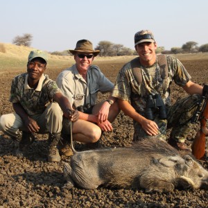 Hunting Warthog Cull in Namibia