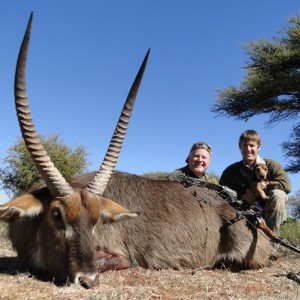 Waterbuck hunted with Wintershoek Johnny Vivier Safaris