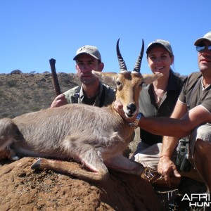 Mountain Reedbuck hunted with Wintershoek Johnny Vivier Safaris