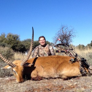 Red Lechwe hunted with Wintershoek Johnny Vivier Safaris