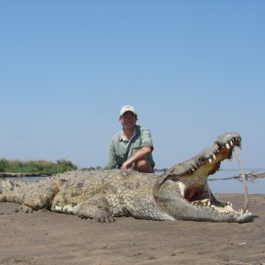 Croc in Mozam