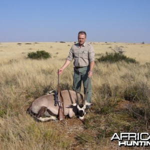 Hunting Gemsbok South Africa