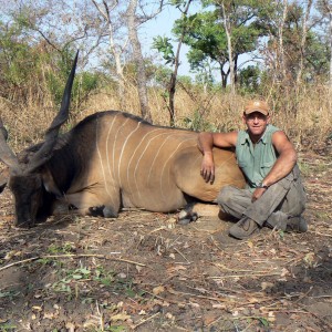 Lord Derby Eland Hunt in C.A.R. - 49.5 inches