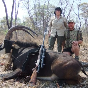 Sable hunted with Balla-Balla Safaris in Zambia