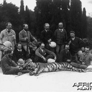 Prince of Wales with Tiger