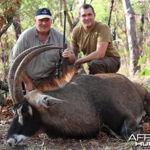 Roan Antelope hunt with CAWA in CAR