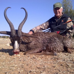 Black Springbok hunt with Wintershoek Johnny Vivier Safaris