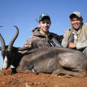 Black Springbok hunt with Wintershoek Johnny Vivier Safaris