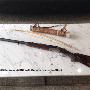 Heym 88B Safari in .470NE with Outschar's Custom Stock