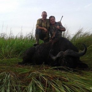 Hunting Uganda Nile buffalo