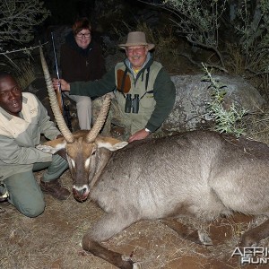 Waterbuck hunt with Wintershoek Johnny Vivier Safaris