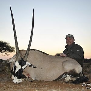 Gemsbok hunt with Wintershoek Johnny Vivier Safaris