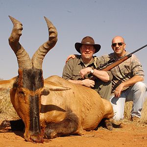 Hartebeest hunt with Wintershoek Johnny Vivier Safaris