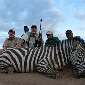 Zebra hunt with Wintershoek Johnny Vivier Safaris