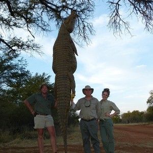 Croc hunt with Wintershoek Johnny Vivier Safaris