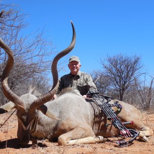 Greater Kudu hunted with Ozondjahe Hunting Safaris in Namibia