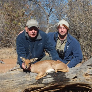 Me and Dad with his Steenbok
