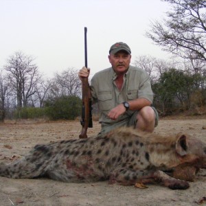 one of Grant's hyenas