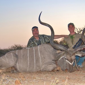 63" Kudu bull in South Africa