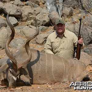 Greater Kudu hunted at Westfalen Hunting Safaris Namibia