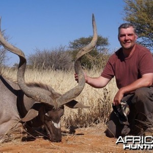 Greater Kudu hunted at Westfalen Hunting Safaris Namibia