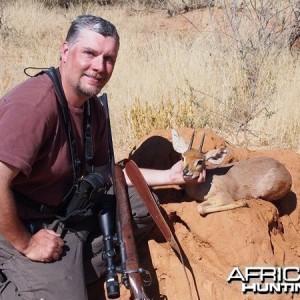 Steenbok hunted at Westfalen Hunting Safaris Namibia