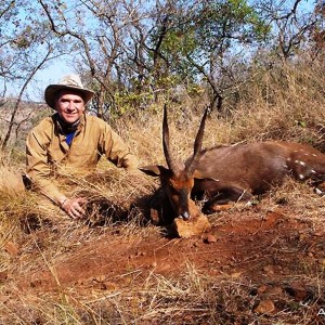 Leo and his bushbuck