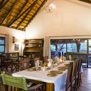 Spear Safari camp dining