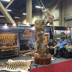 Taxidermy at Safari Club International Convention