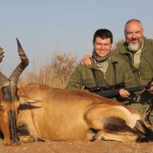 Hartebeest hunted at Limcroma Safaris