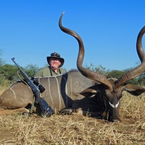 Kudu, while hunting with Bertus Garhardt at Dumukwa Safaris in April 2016.
