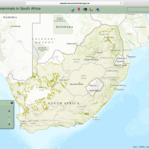 Eland Distribution Map South Africa