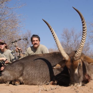 Archery waterbuck with Limcroma Safaris
