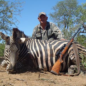 Hunt Zebra in South Africa