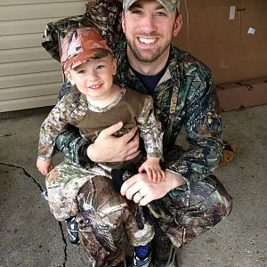 Son's first Turkey Hunt
